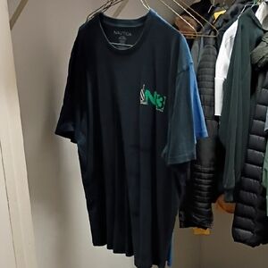 Nautica Blue Short Sleeve Tee Casual Style